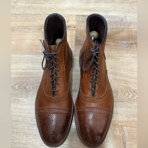 Allen Edmonds Brown Leather Men's Derby Shoes 11 D